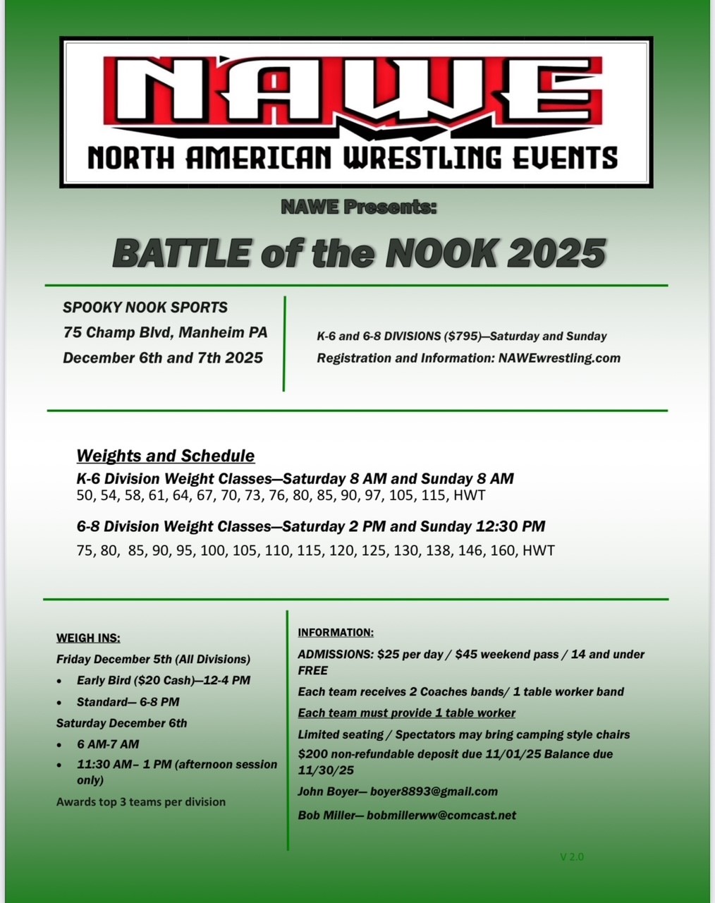 Battle of the Nook Flyer
